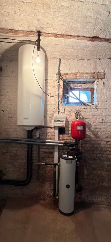 Après travaux — nouvelle installation de chauffage
